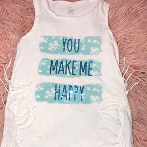 Girls inspirational tank top